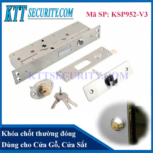 khóa chốt điện từ thường đóng ksp952-V3