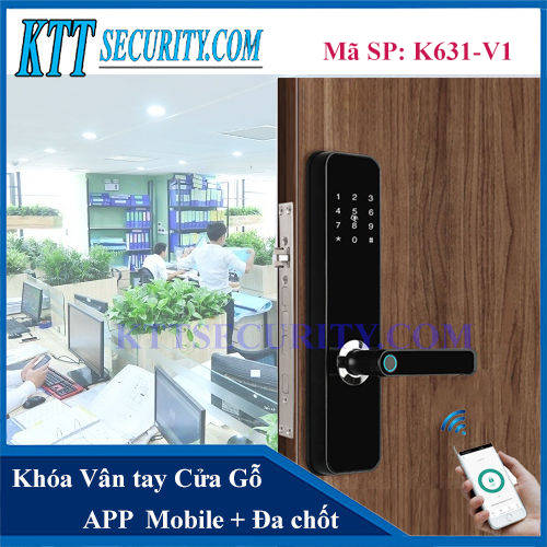 Khóa cửa vân tay K631-V1 LAFFER WD02
