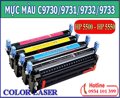 muc-laser-hp-C9730-C9731-C9732-C9733-đen-xanh-vàng-đỏ