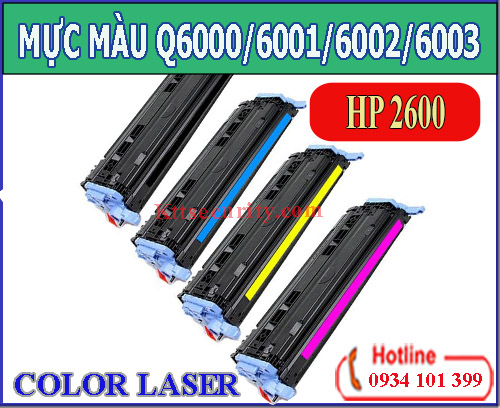 muc-laser-hp-Q6000-Q6001-Q6002-Q6003 đen xanh vàng đỏ