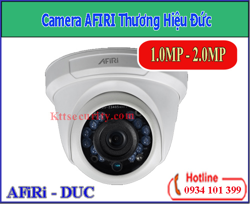 Camera AFIRI 1MP [HDA-D101PT;HDA-D101MT]-2MP[HDA-D201P;HDA-D201M]