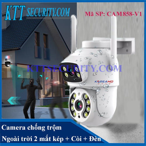 Camera chống trộm có Hú Còi | CAM858
