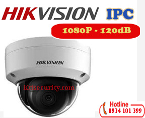 Camera ip 1080P Hikvision DS-2CD2123G0-I,120dB,SD