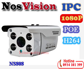 Camera IP POE 1080P NosVision NS808
