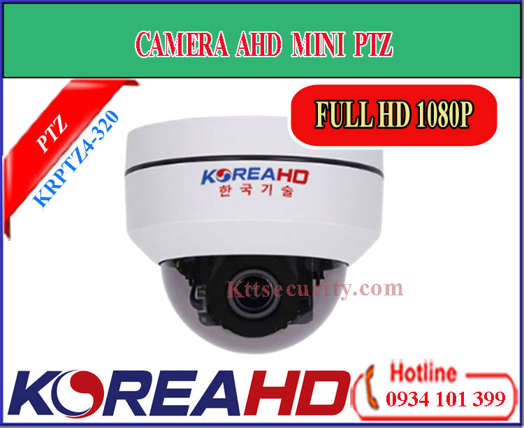 Camera PTZ mini KoreaHD KRPTZ4-320 | DL-W01 (AHD)