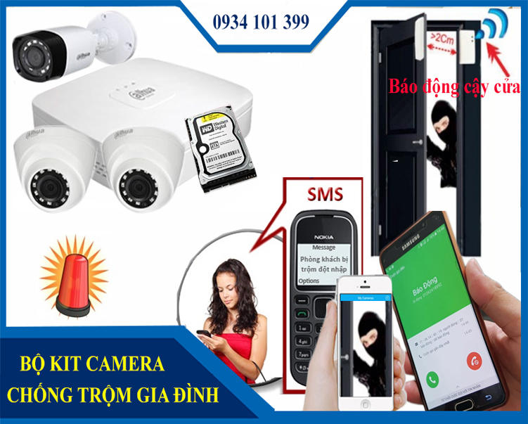 Hệ thống camera chống trộm chuyên nghiệp chống cạy cửa