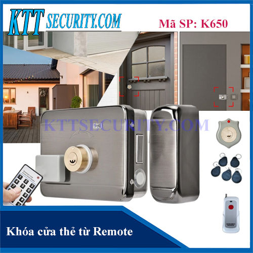 Khóa Thẻ từ 2 Chiều dùng Pin | K650