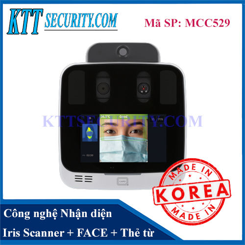 Máy chấm công nhận diện iris scanner | MCC529