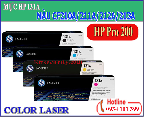 Mực laser màu 131A[CF210A-CF211A-CF212A-CF213A]dùng cho máy HP Pro 200